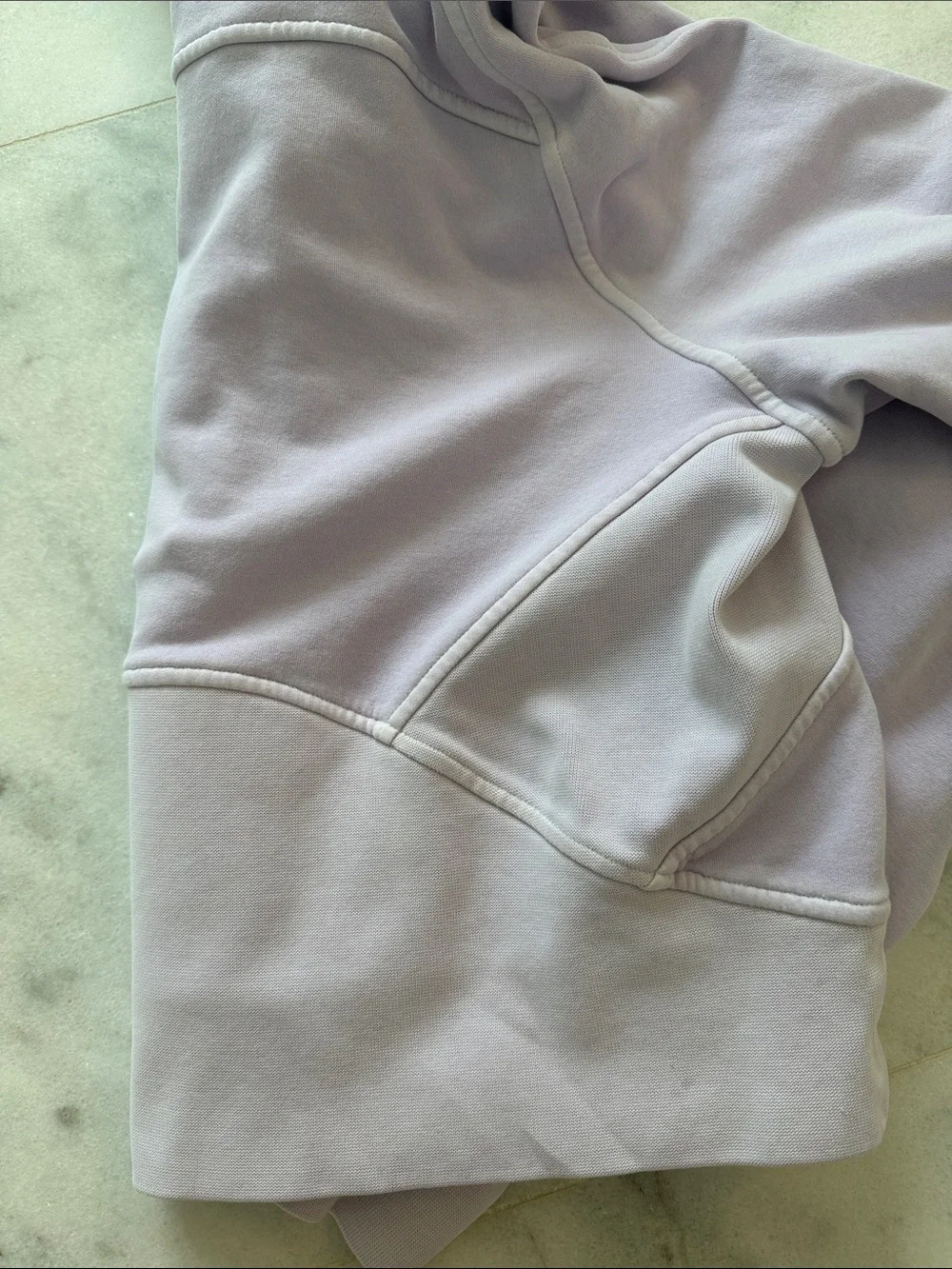 lululemon athletica Women's Lavender Cropped Scub Half-Zip Hoodie XS/S like New